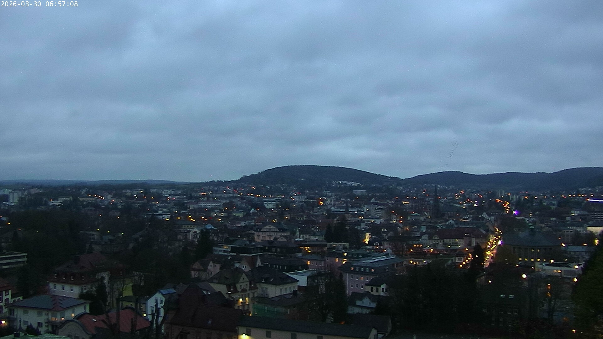 Archiv Foto Webcam Blick auf Bad Kissingen