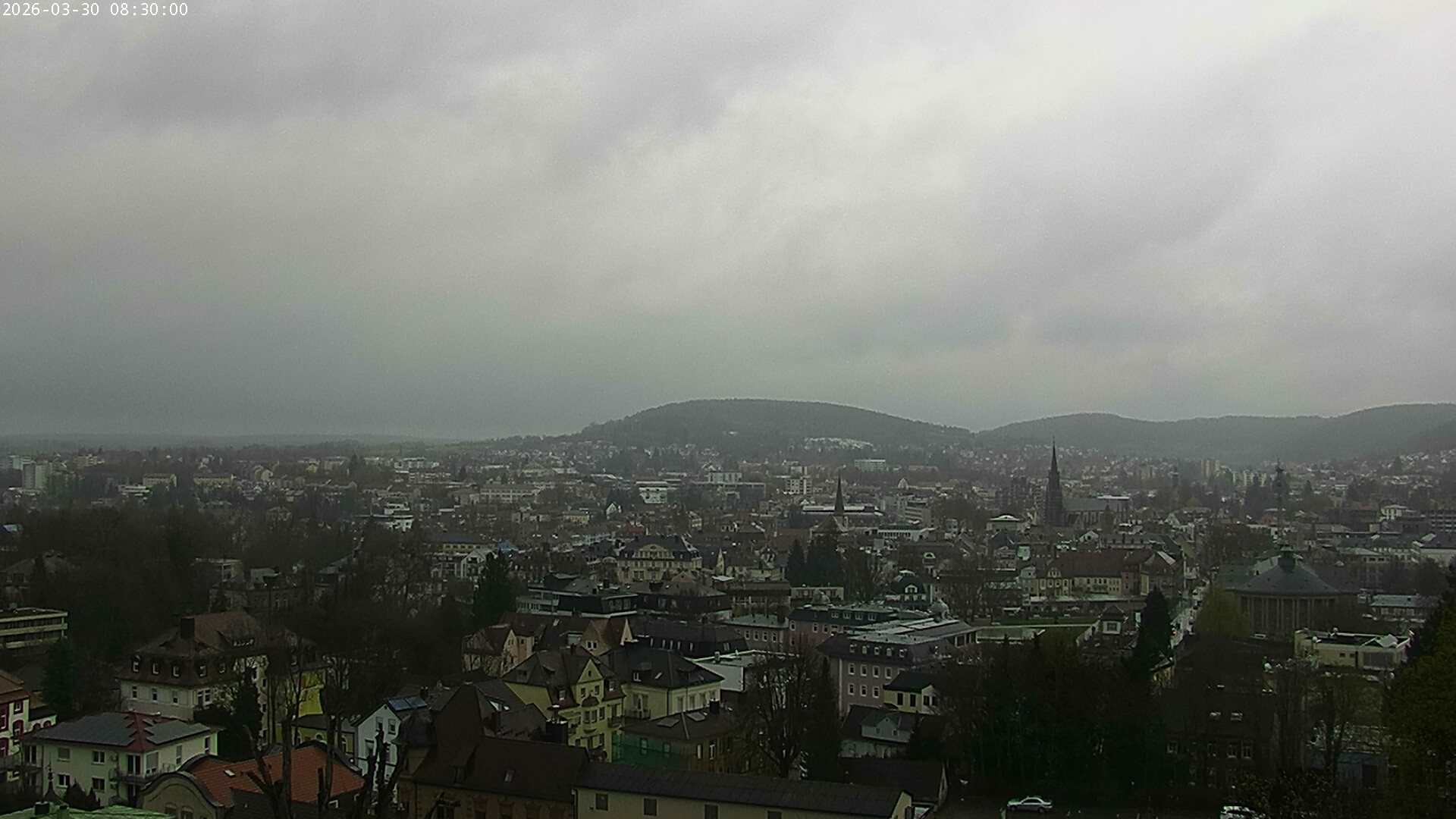 Archiv Foto Webcam Blick auf Bad Kissingen
