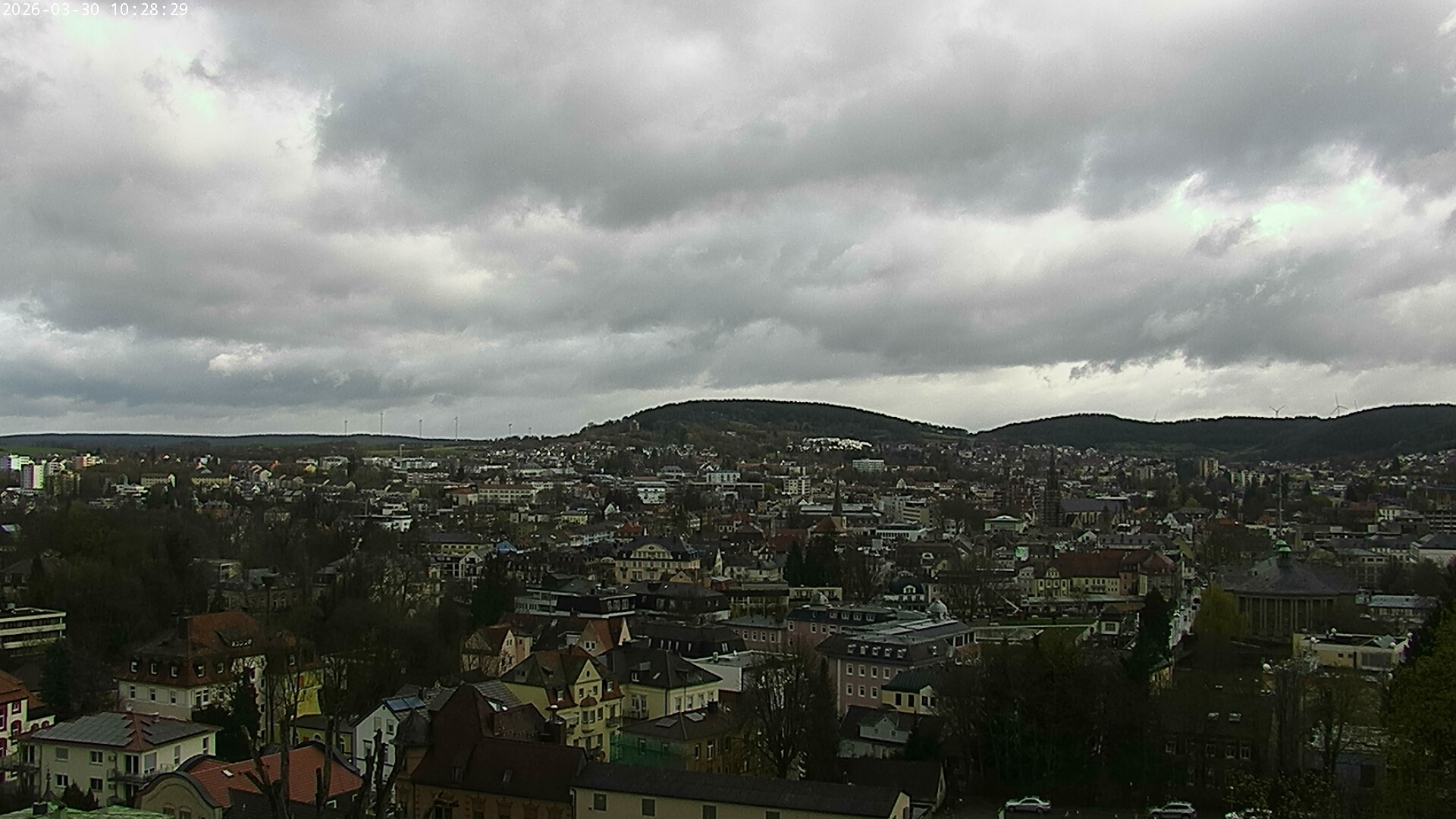 Archiv Foto Webcam Blick auf Bad Kissingen