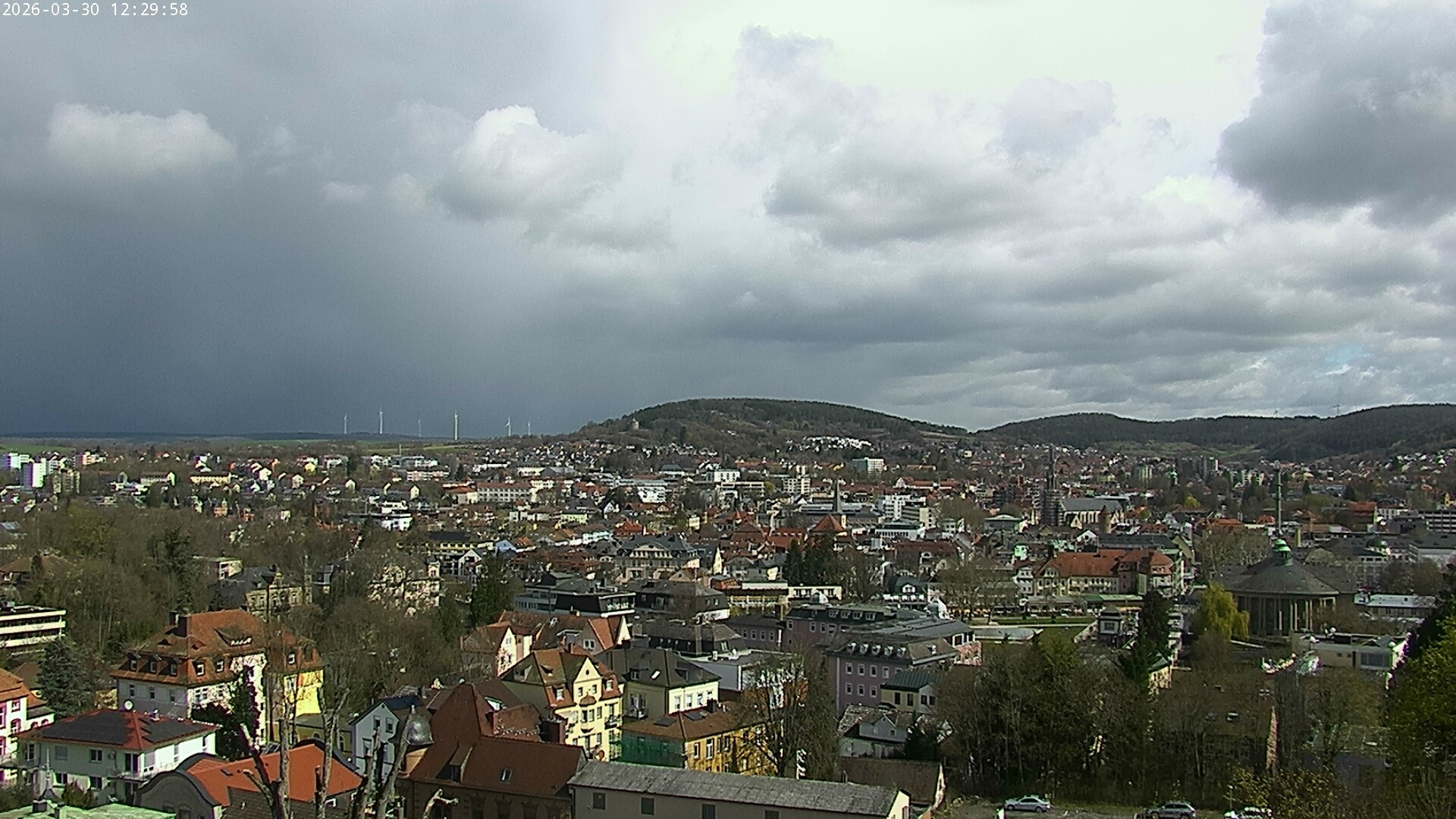Archiv Foto Webcam Blick auf Bad Kissingen