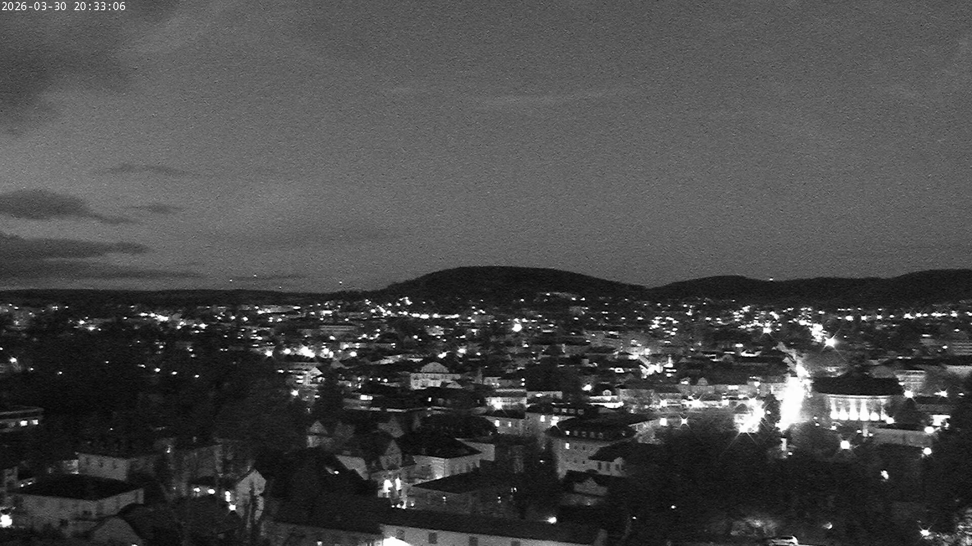 Archiv Foto Webcam Blick auf Bad Kissingen