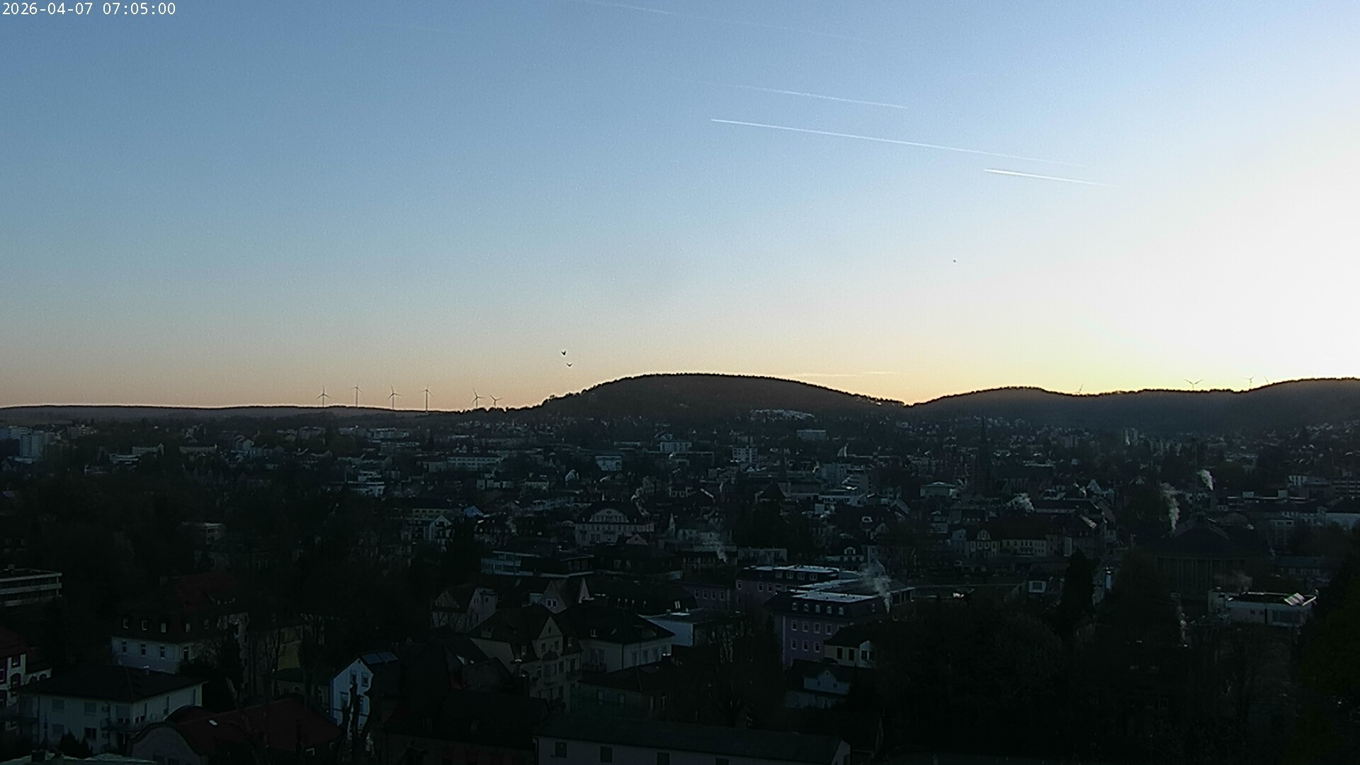 Archiv Foto Webcam Blick auf Bad Kissingen