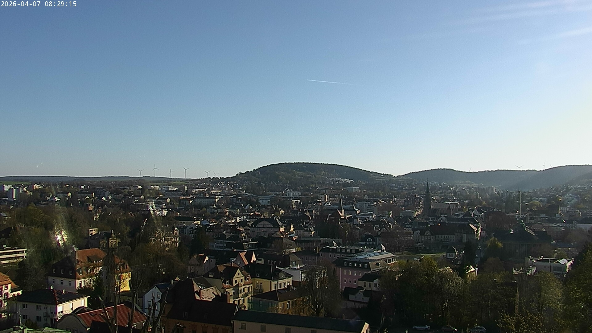 Archiv Foto Webcam Blick auf Bad Kissingen