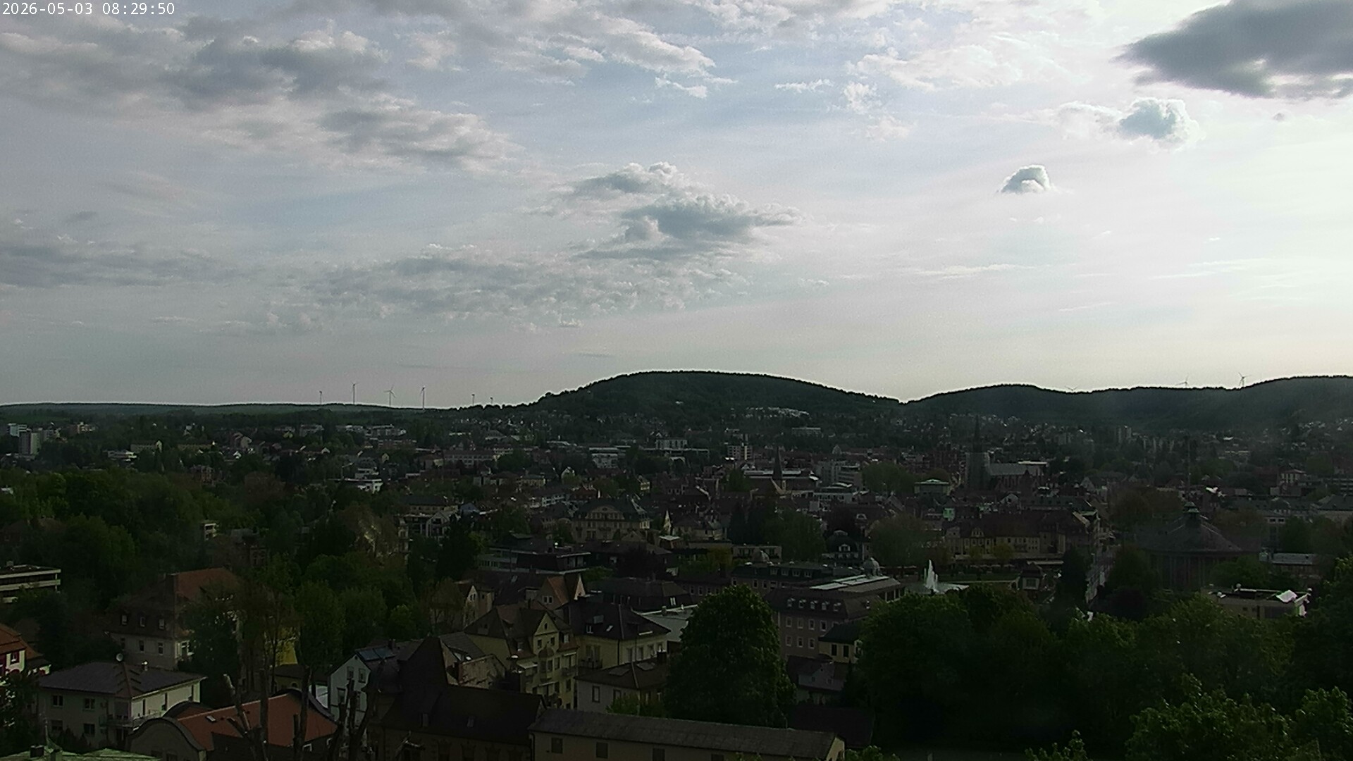 Archiv Foto Webcam Blick auf Bad Kissingen