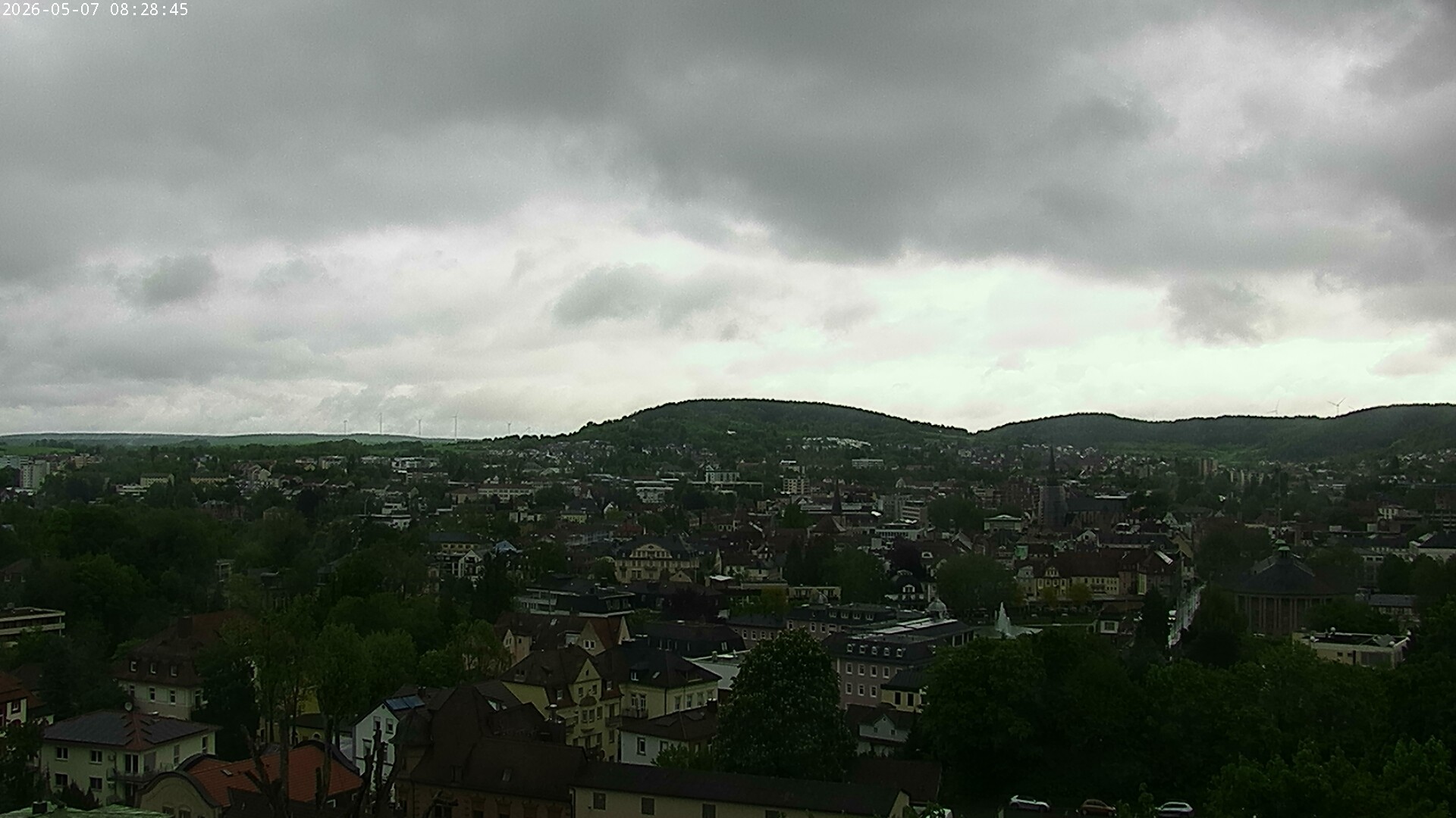 Archiv Foto Webcam Blick auf Bad Kissingen