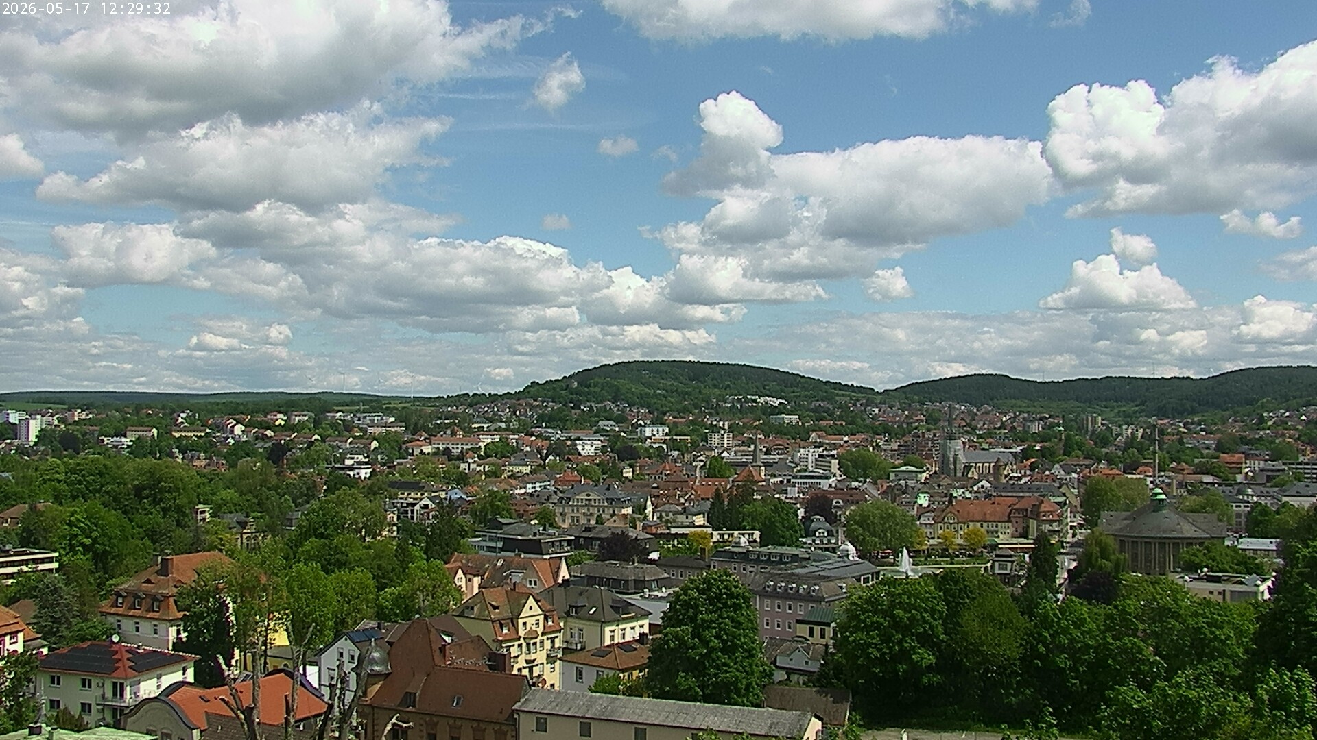 Archiv Foto Webcam Blick auf Bad Kissingen