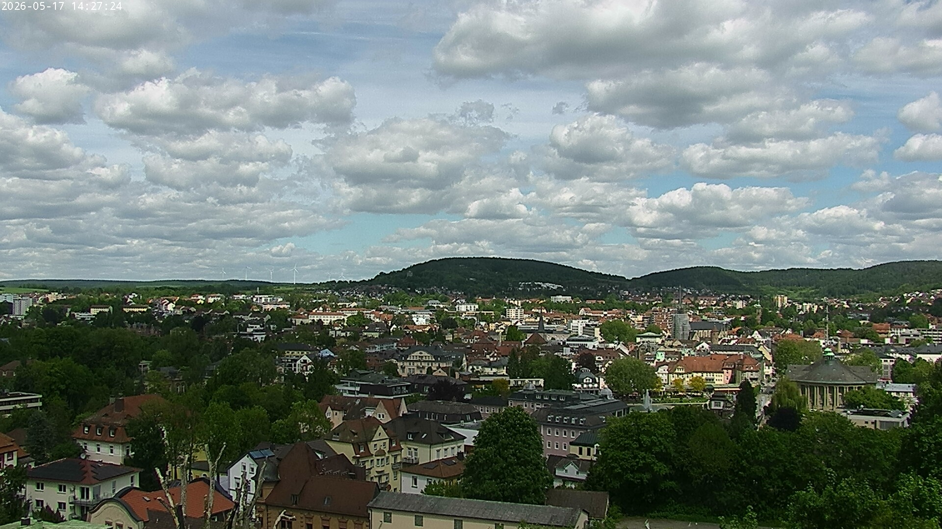Archiv Foto Webcam Blick auf Bad Kissingen