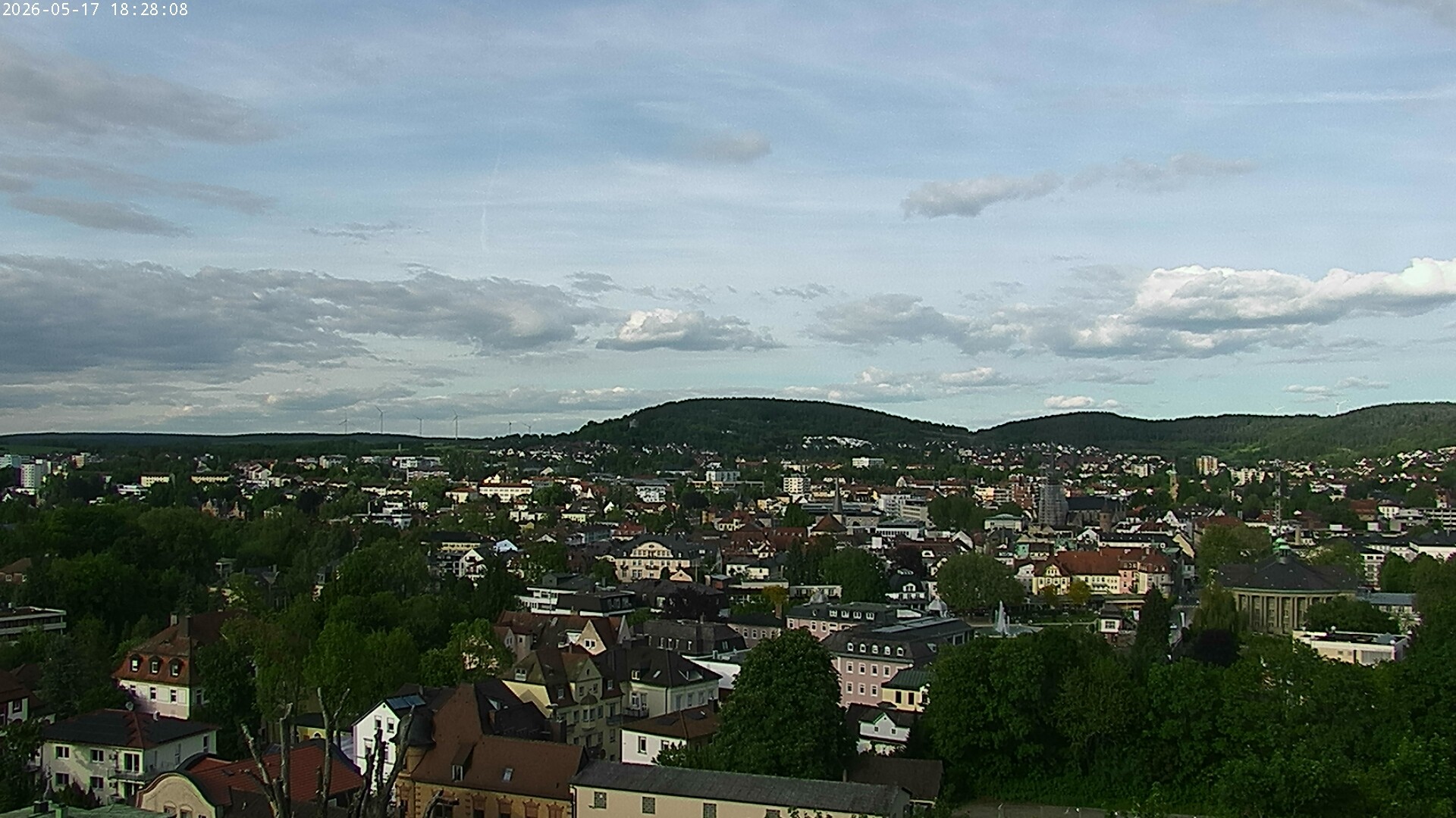 Archiv Foto Webcam Blick auf Bad Kissingen