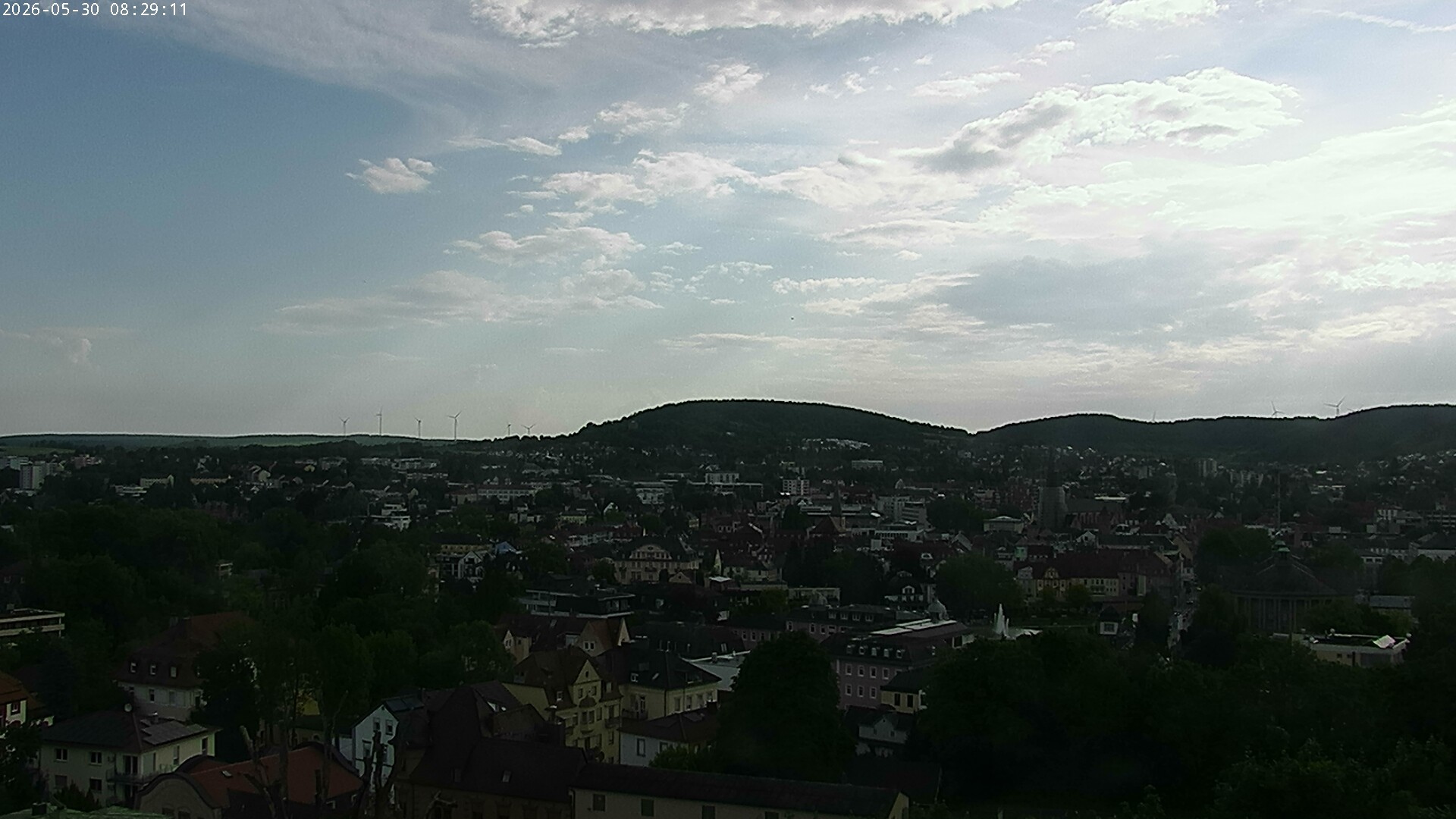 Archiv Foto Webcam Blick auf Bad Kissingen