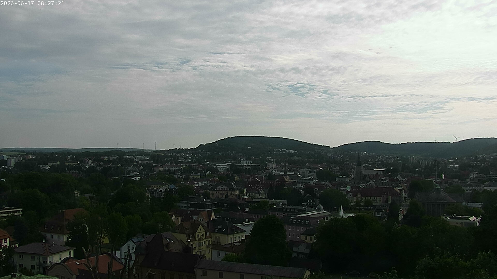Archiv Foto Webcam Blick auf Bad Kissingen