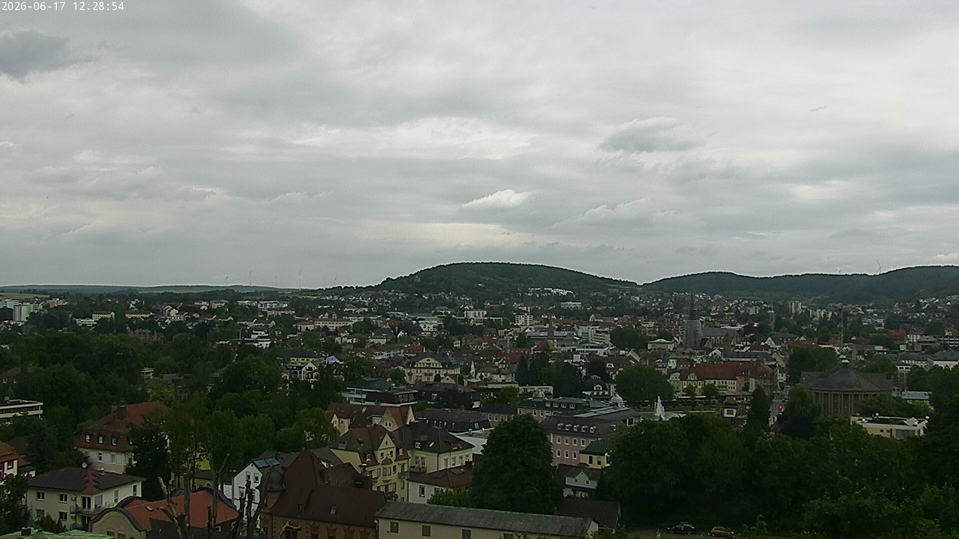 Archiv Foto Webcam Blick auf Bad Kissingen