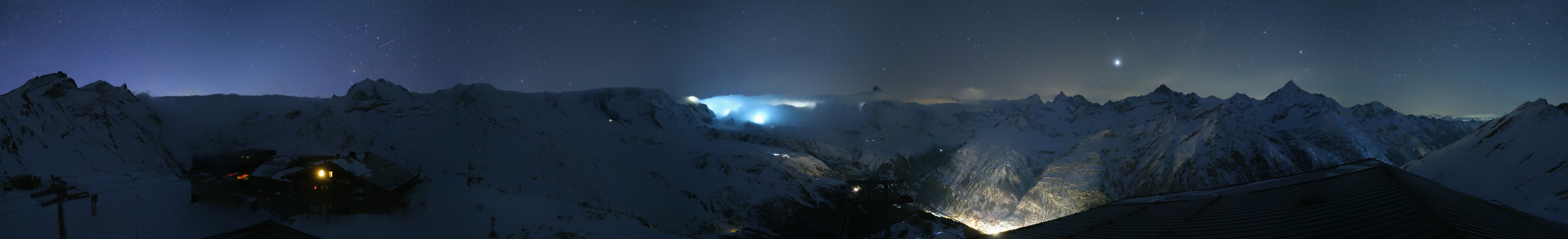 Archiv Foto Webcam Panoramablick vom Rothorn