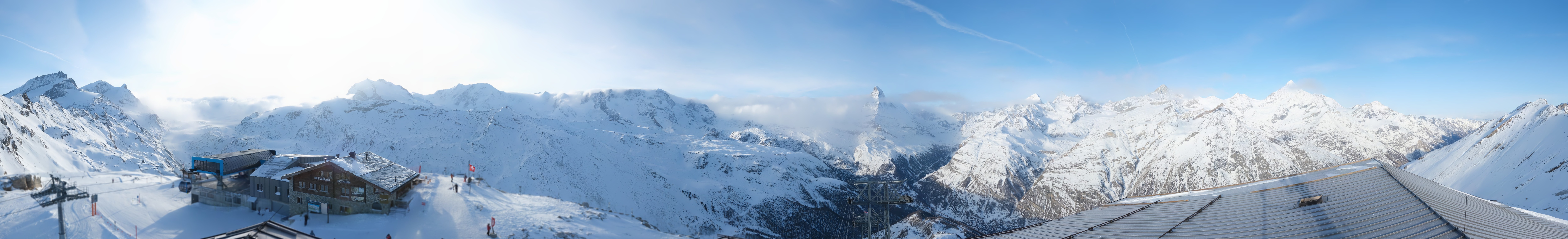 Archiv Foto Webcam Panoramablick vom Rothorn