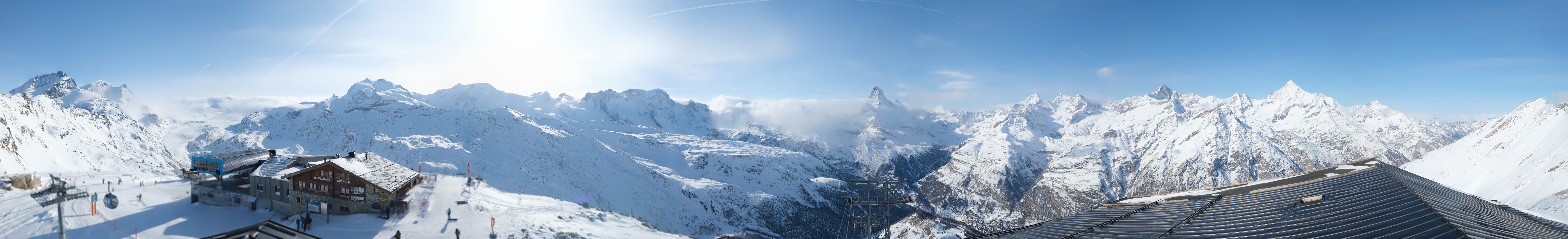 Archiv Foto Webcam Panoramablick vom Rothorn