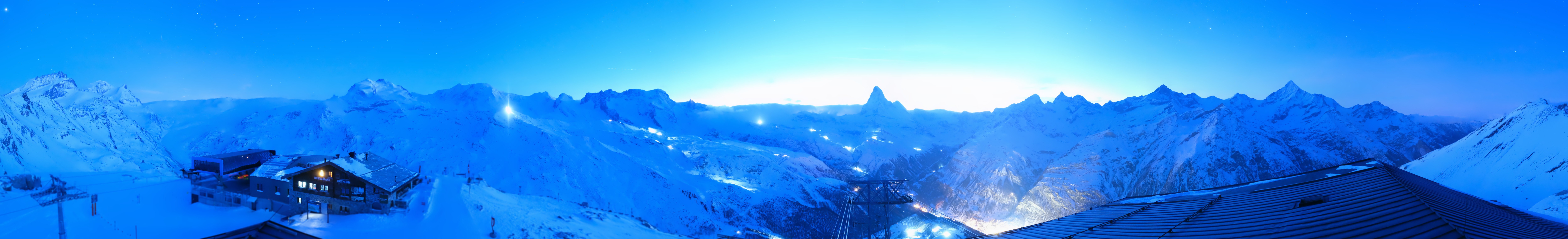 Archiv Foto Webcam Panoramablick vom Rothorn
