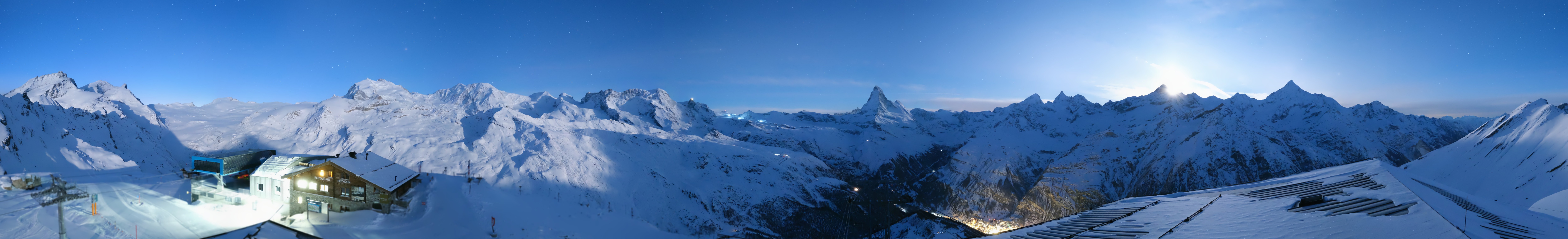 Archived image Webcam Panoramic view from Rothorn