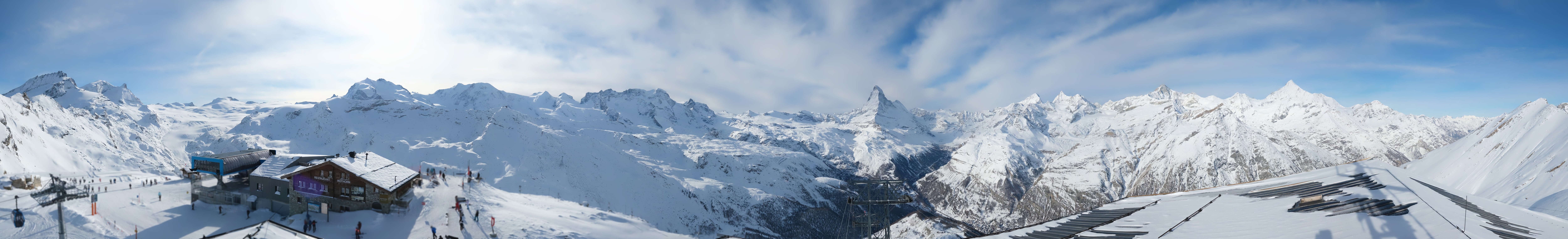 Archiv Foto Webcam Panoramablick vom Rothorn