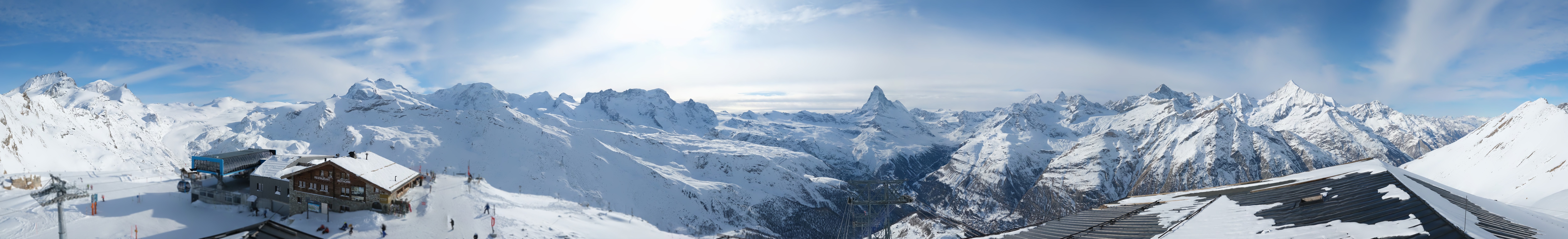 Archiv Foto Webcam Panoramablick vom Rothorn