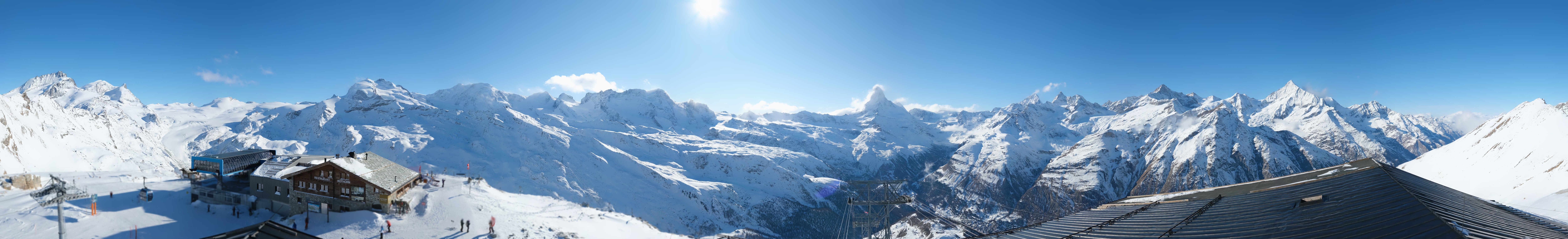 Archived image Webcam Panoramic view from Rothorn
