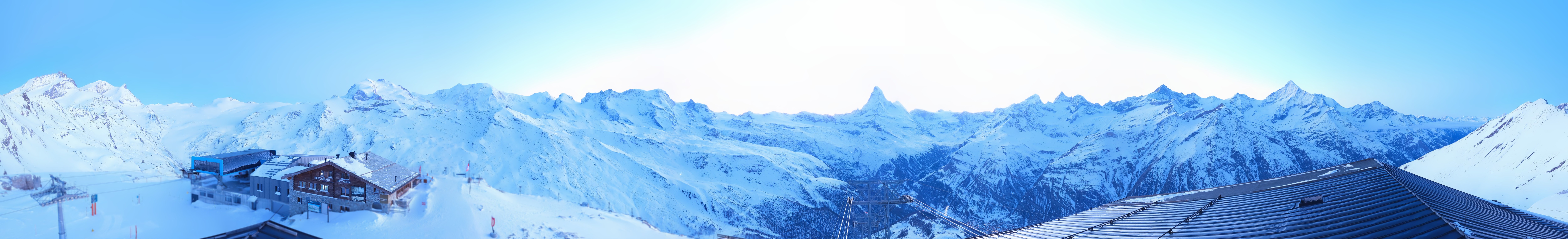 Archived image Webcam Panoramic view from Rothorn