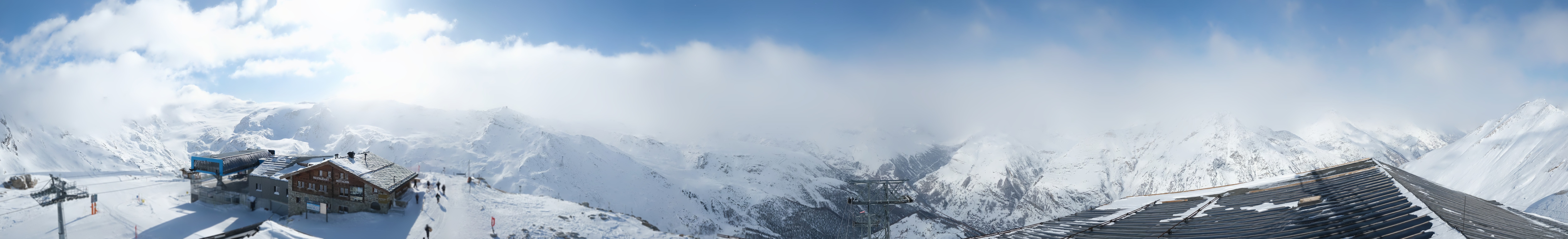 Archived image Webcam Panoramic view from Rothorn