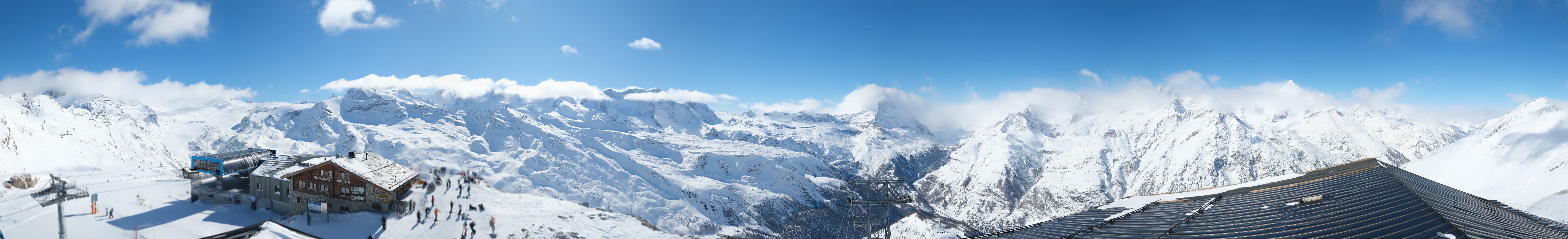 Archived image Webcam Panoramic view from Rothorn