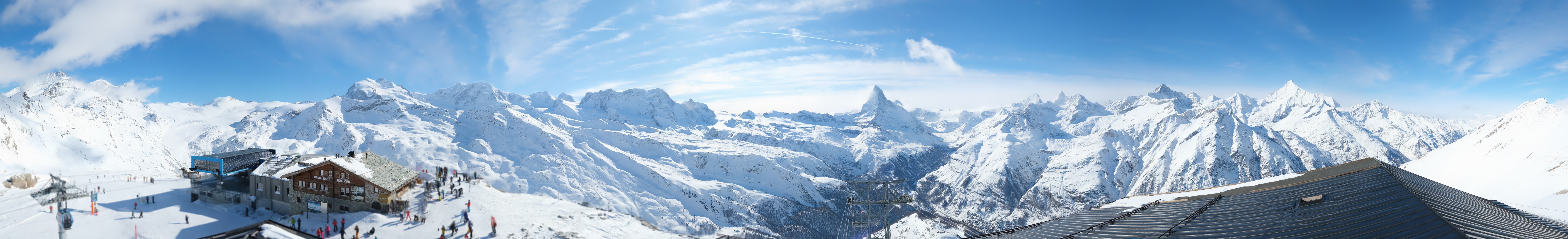 Archived image Webcam Panoramic view from Rothorn