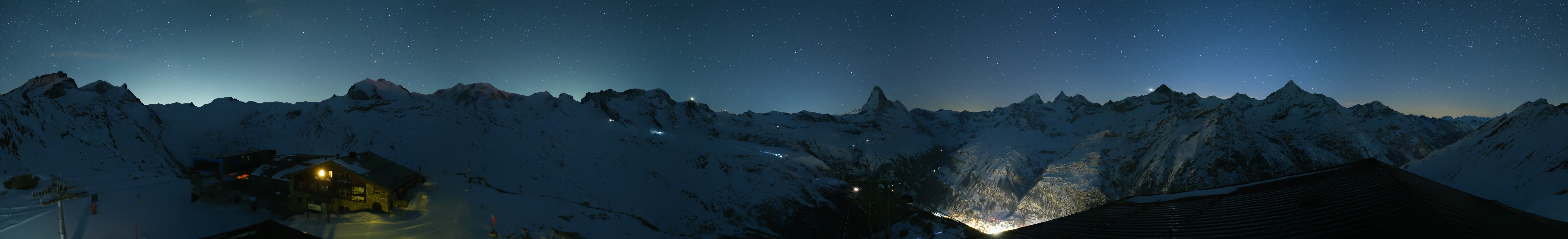 Archived image Webcam Panoramic view from Rothorn