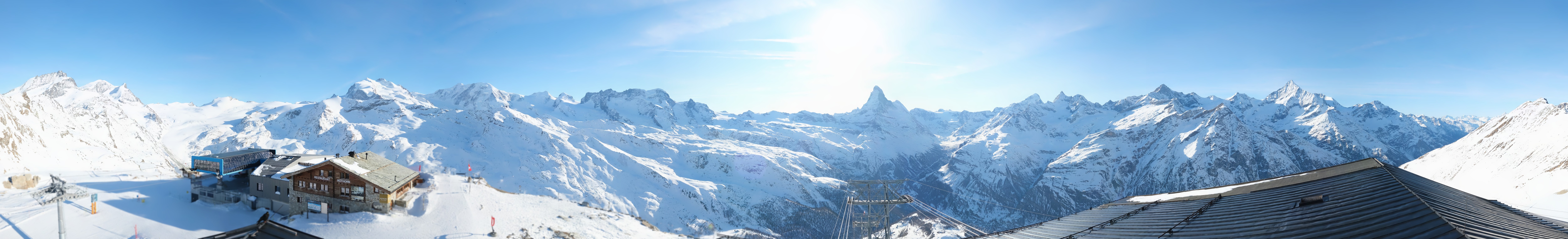 Archived image Webcam Panoramic view from Rothorn