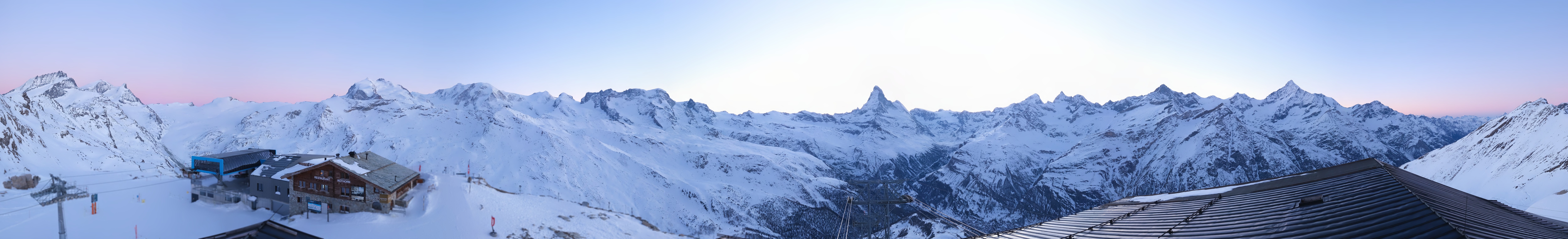 Archived image Webcam Panoramic view from Rothorn