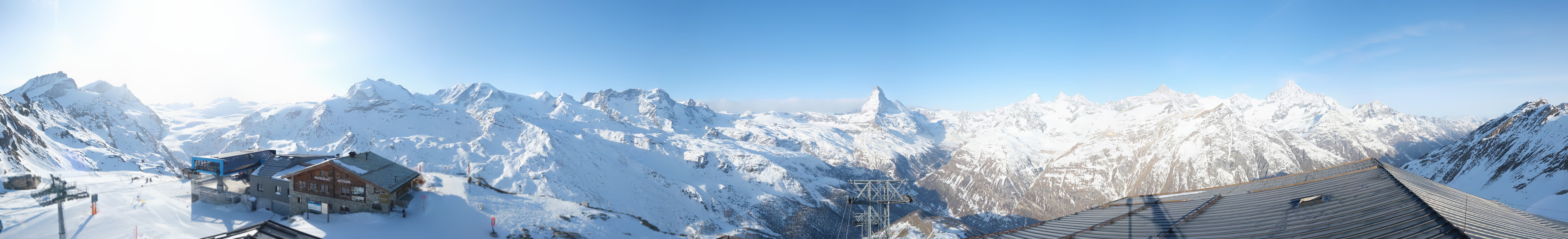 Archiv Foto Webcam Panoramablick vom Rothorn
