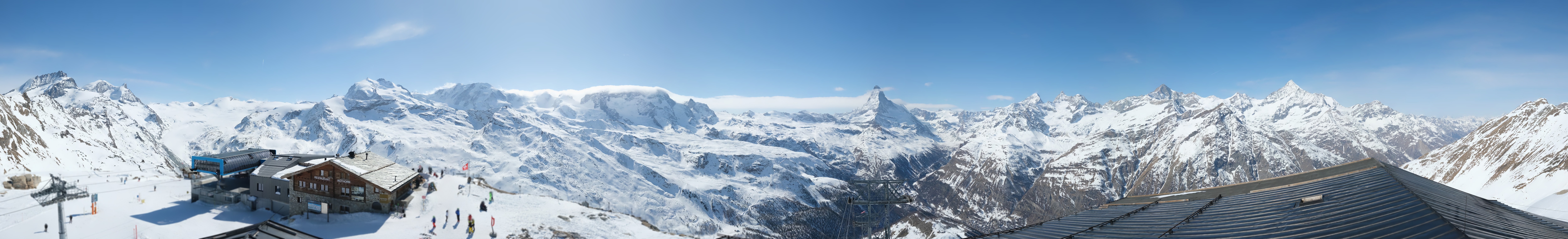 Archiv Foto Webcam Panoramablick vom Rothorn