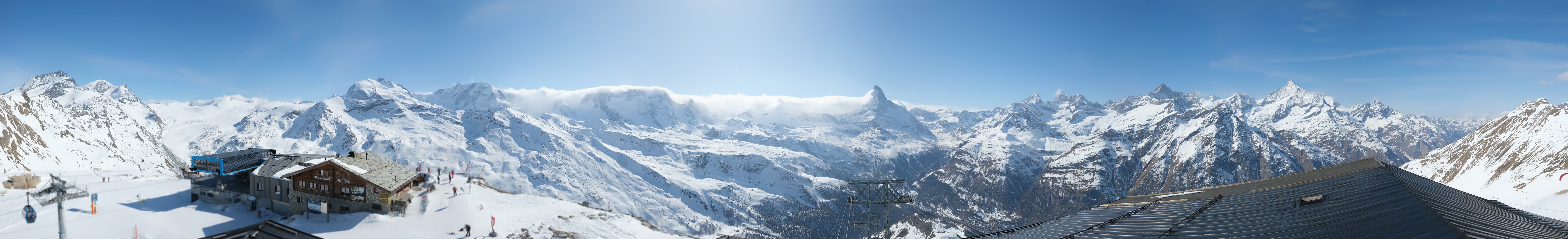 Archiv Foto Webcam Panoramablick vom Rothorn