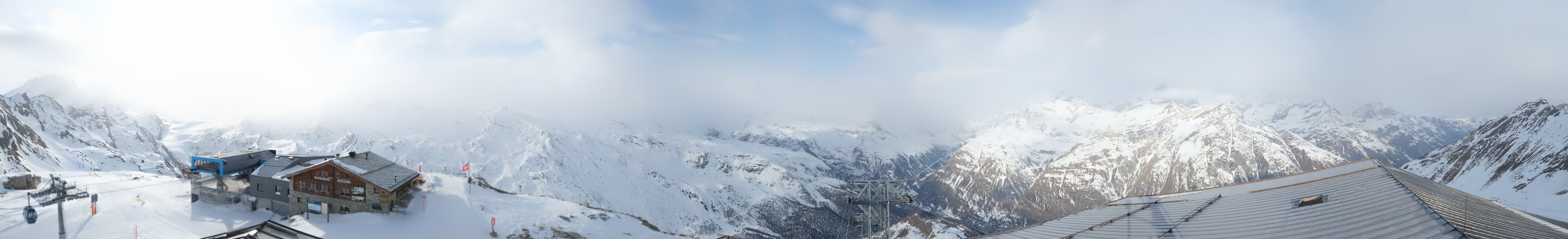 Archiv Foto Webcam Panoramablick vom Rothorn