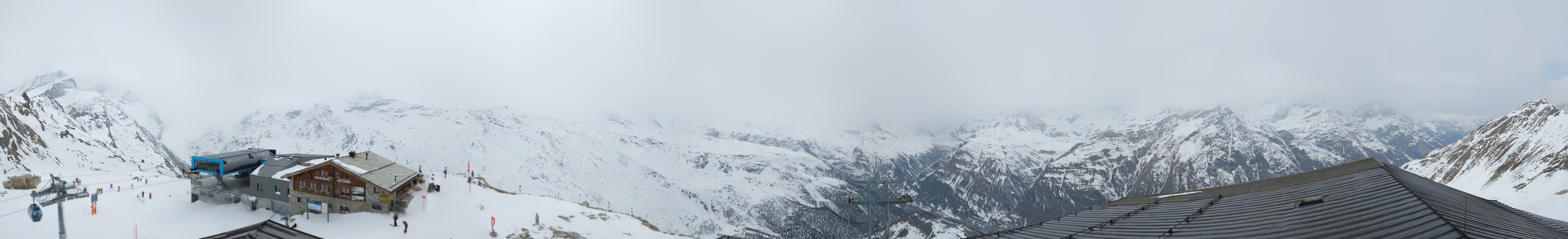 Archiv Foto Webcam Panoramablick vom Rothorn