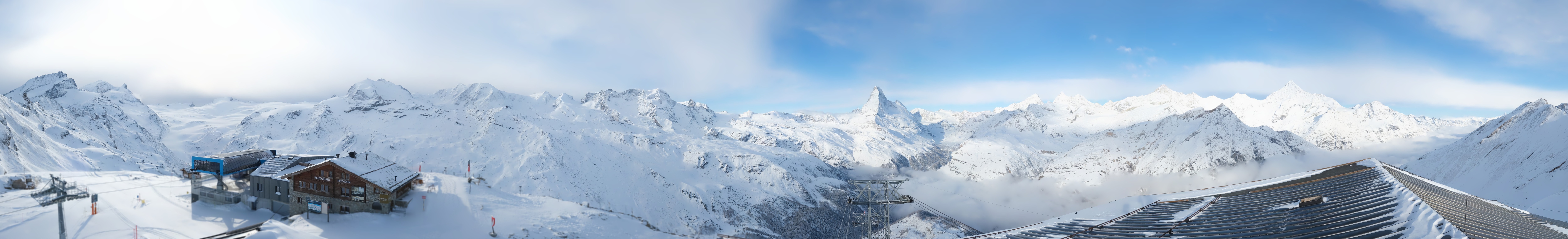 Archiv Foto Webcam Panoramablick vom Rothorn