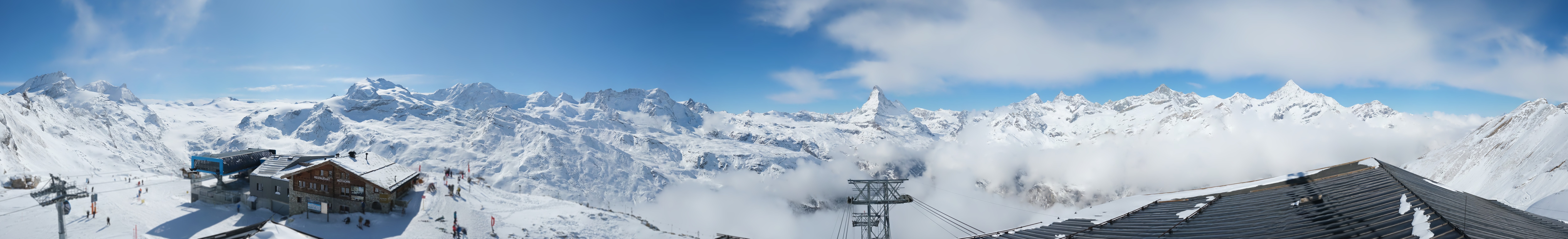 Archiv Foto Webcam Panoramablick vom Rothorn