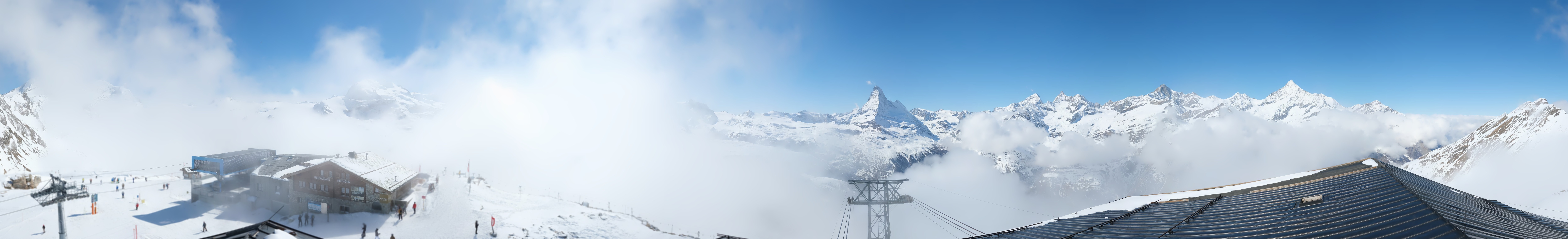 Archiv Foto Webcam Panoramablick vom Rothorn