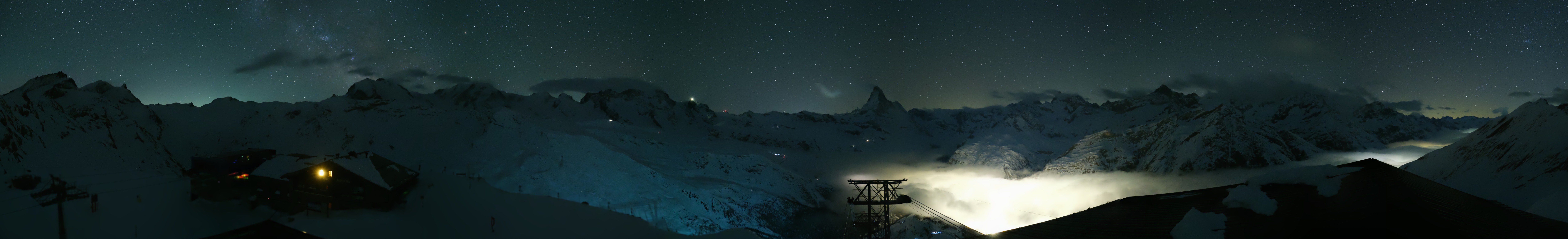 Archived image Webcam Panoramic view from Rothorn