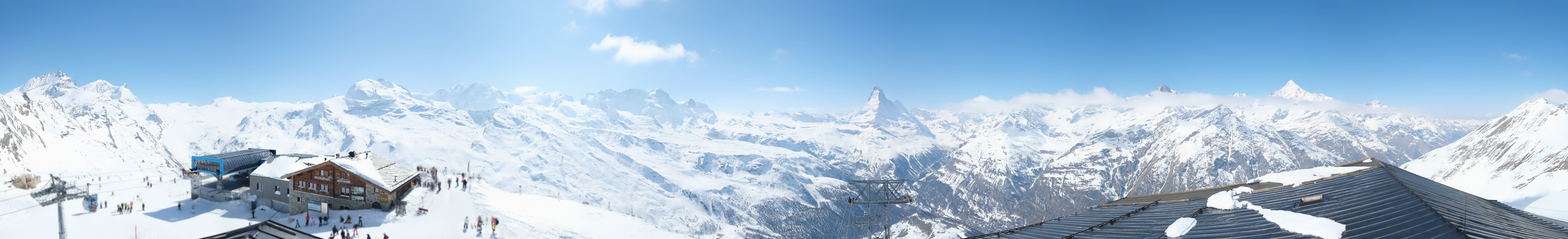 Archiv Foto Webcam Panoramablick vom Rothorn