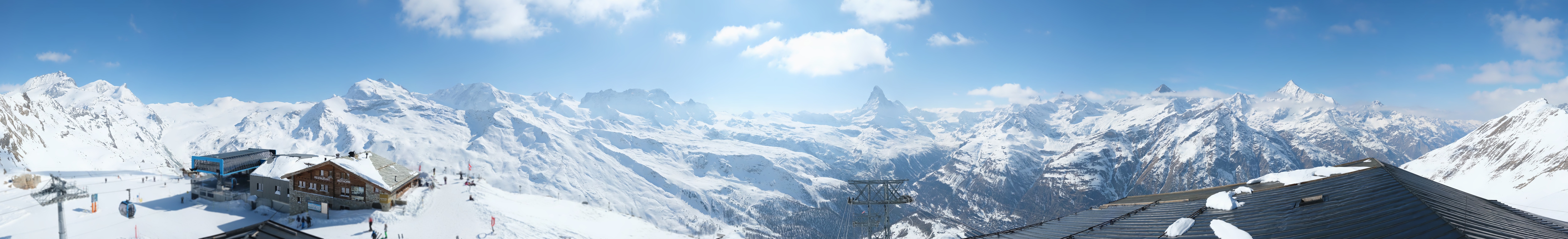 Archiv Foto Webcam Panoramablick vom Rothorn