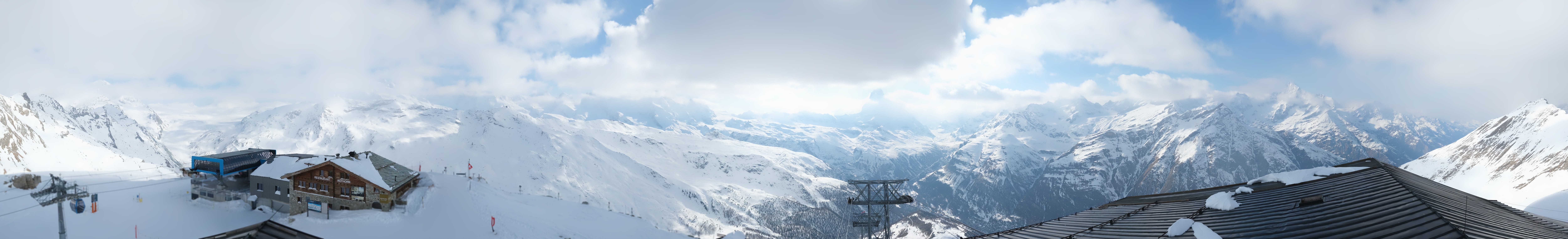 Archiv Foto Webcam Panoramablick vom Rothorn