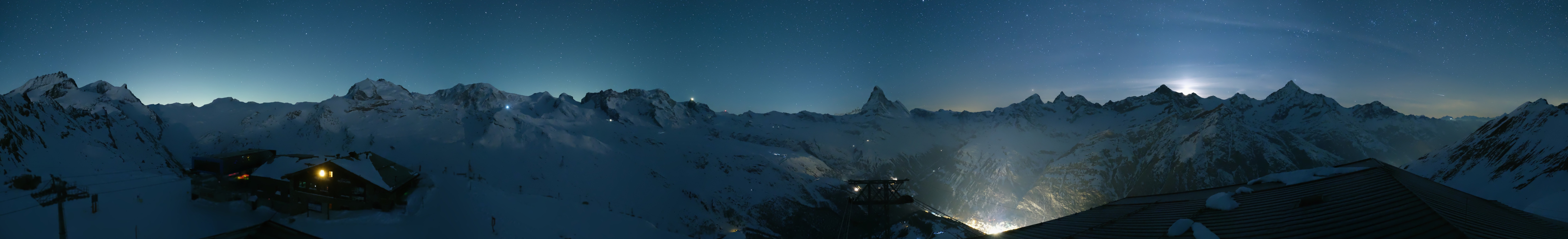 Archived image Webcam Panoramic view from Rothorn