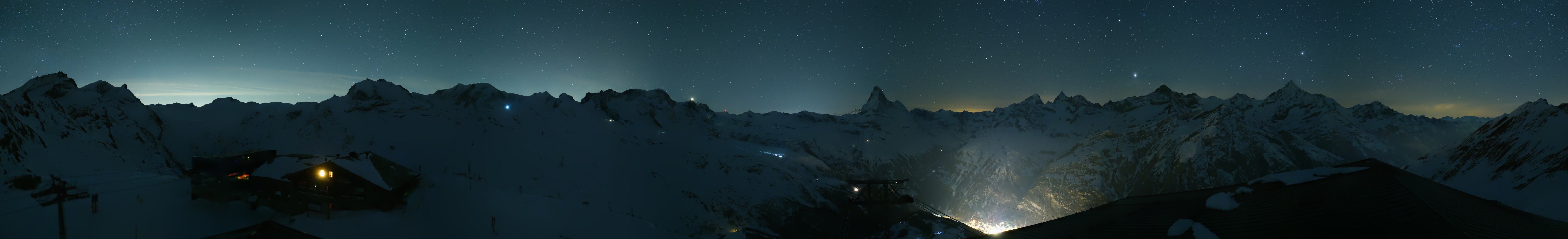 Archived image Webcam Panoramic view from Rothorn