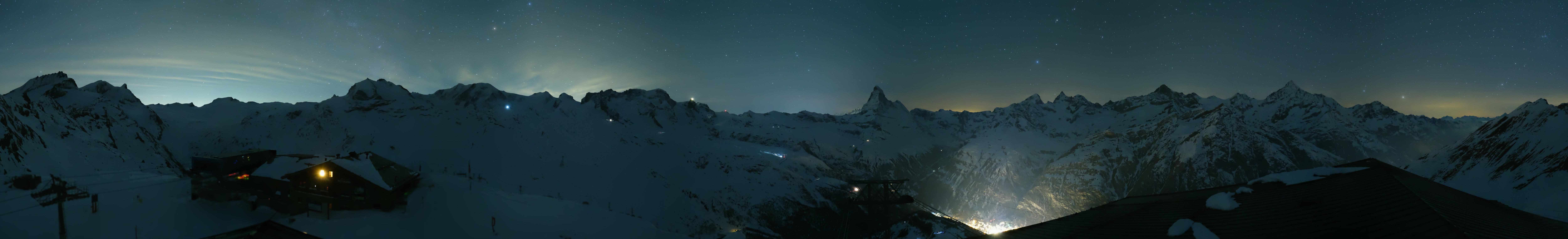 Archived image Webcam Panoramic view from Rothorn