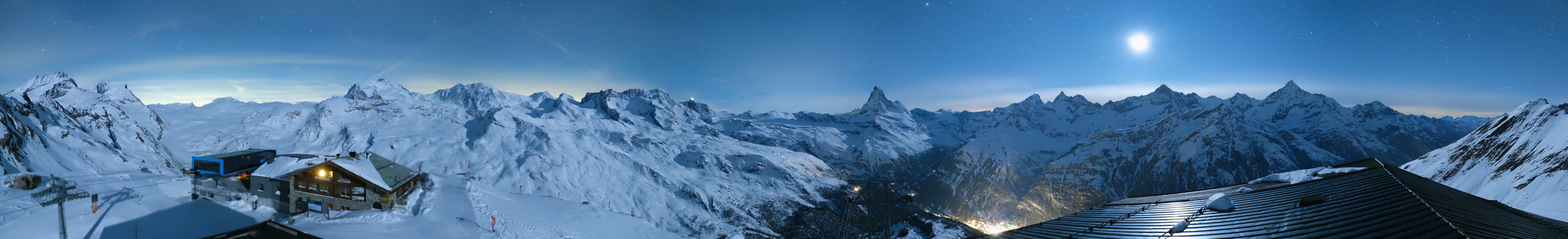 Archived image Webcam Panoramic view from Rothorn