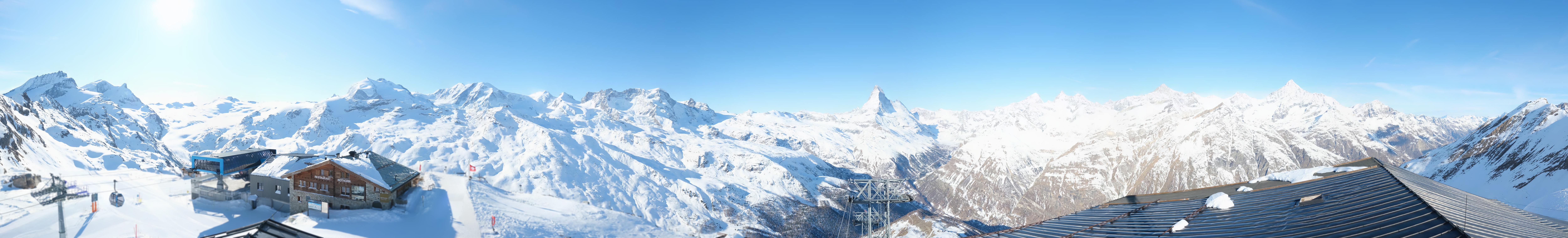 Archived image Webcam Panoramic view from Rothorn