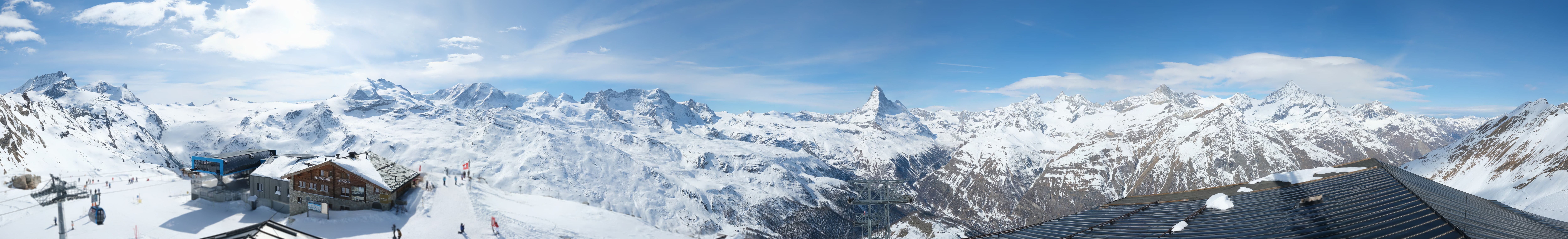 Archived image Webcam Panoramic view from Rothorn