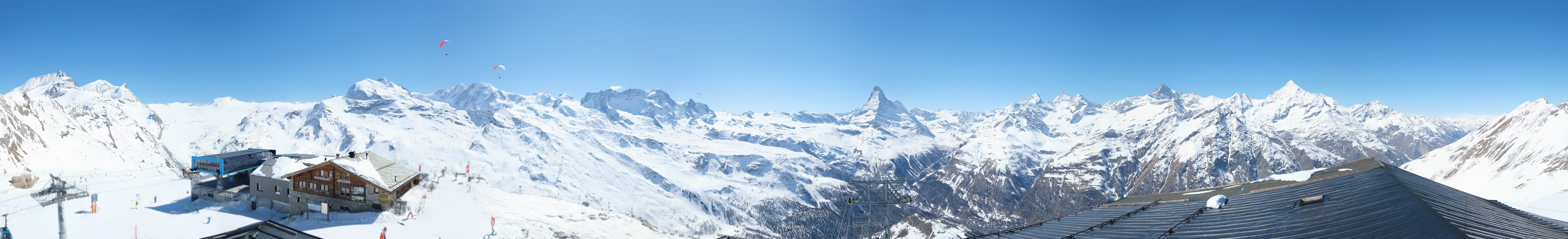 Archiv Foto Webcam Panoramablick vom Rothorn