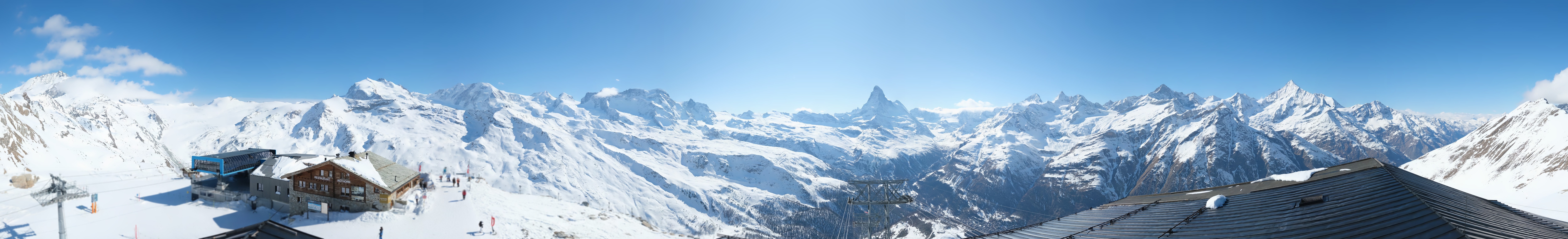 Archiv Foto Webcam Panoramablick vom Rothorn